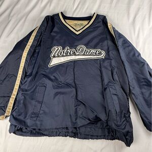 Notre Dame Navy Blue Pullover Jacket